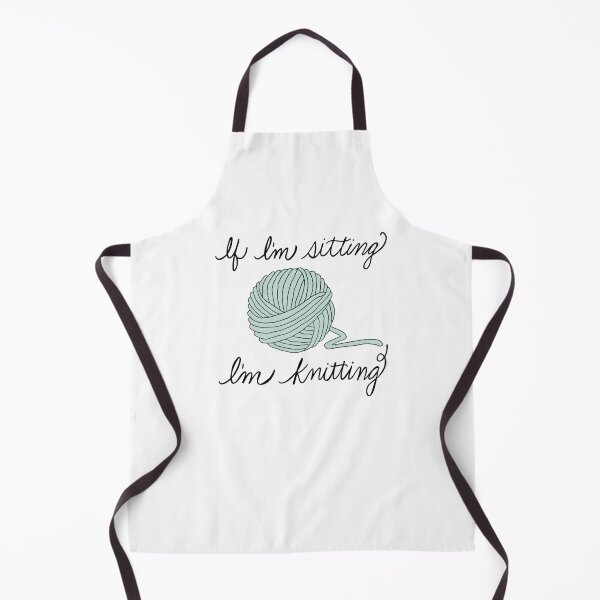 Item preview, If I’m Sitting I’m Knitting designed and sold by ournaturalnest.