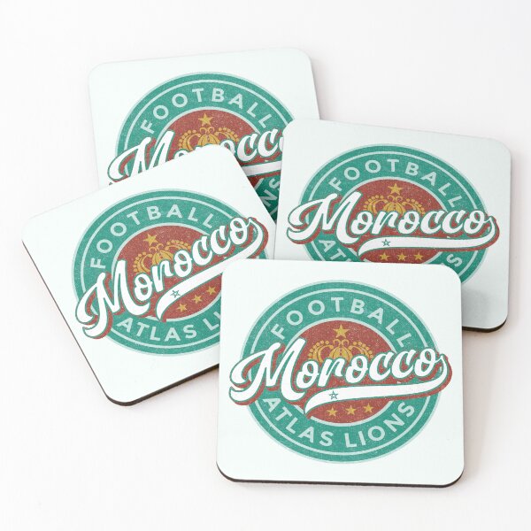 Item preview, Morocco Soccer Badge (Round) designed and sold by Numero14.