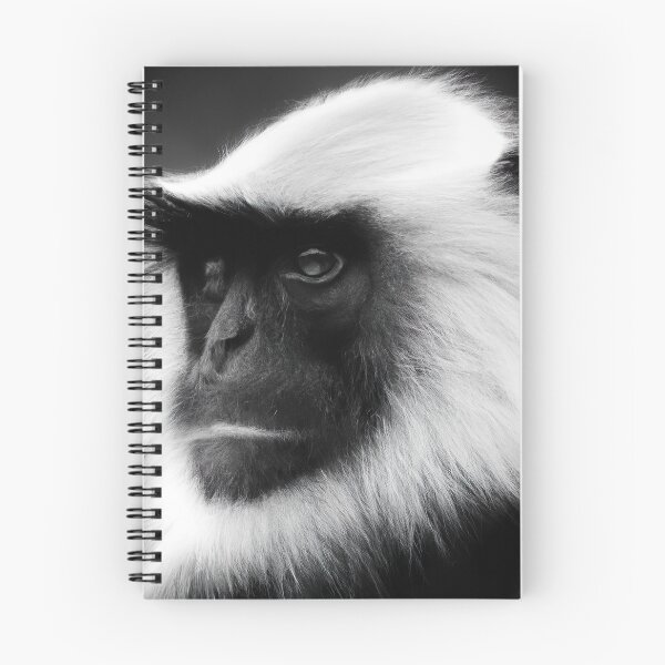 Item preview, Black and white monkey face designed and sold by mylensflow.