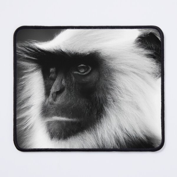 Item preview, Black and white monkey face designed and sold by mylensflow.