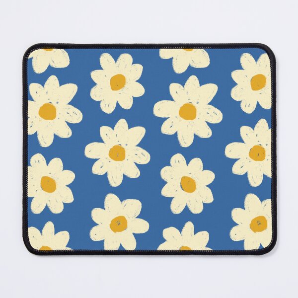 Item preview, Daisy Doo - cream and blue designed and sold by Trine Tollefsen.