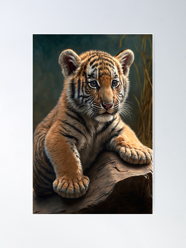 Amur Tiger Poster Print / Infographic