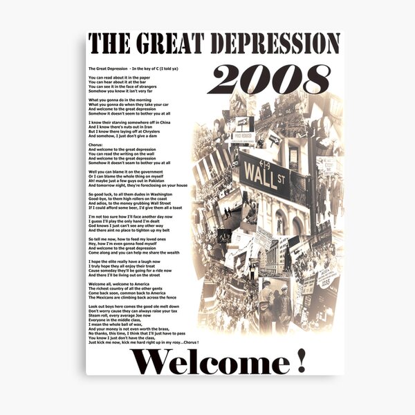 The Great Depression Metal Print