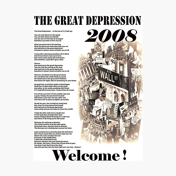 Item preview, The Great Depression   designed and sold by EZGrant.