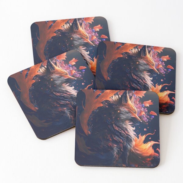 Artikelvorschau, Japanische Kunst des neunschwänzigen Fuchses entworfen und verkauft von RK - Shop.