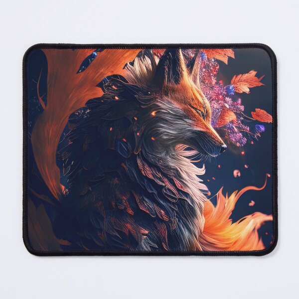 Item preview, Nine tailed fox japanese art designed and sold by RK - Shop.
