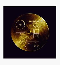 Voyager Golden Record Photographic Print