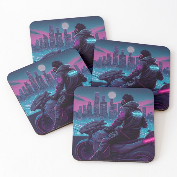 Item preview, cyberpunk biker designed and sold by agarimoart.