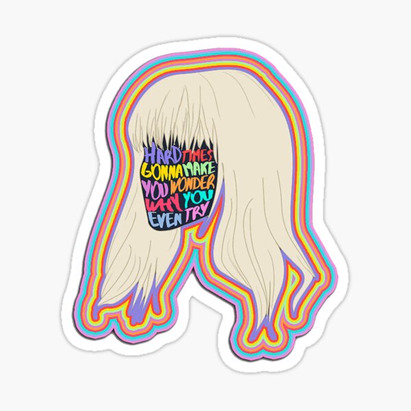 Hard Times Paramore Sticker