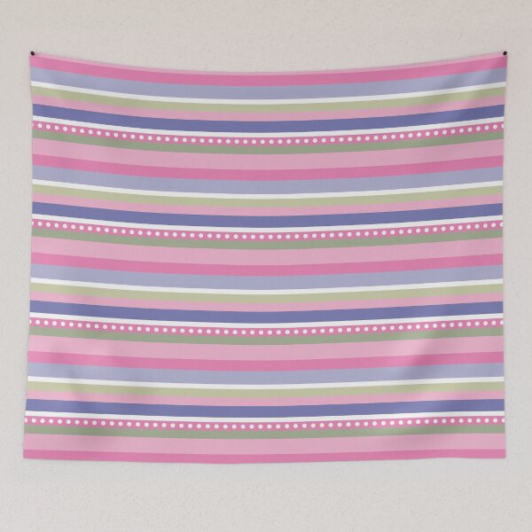 Item preview, Pink Stripes - Pink, Purple, White, Green Stripes, White Polka Dots designed and sold by DTDesigns410.