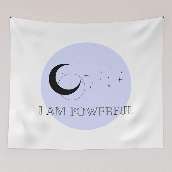 Item preview, Affirmation Collection - I Am Powerful (Blue) designed and sold by T-WoodCreations.