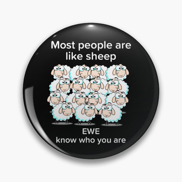 Item preview, Sheeple, most people are like sheep designed and sold by enigma3a.