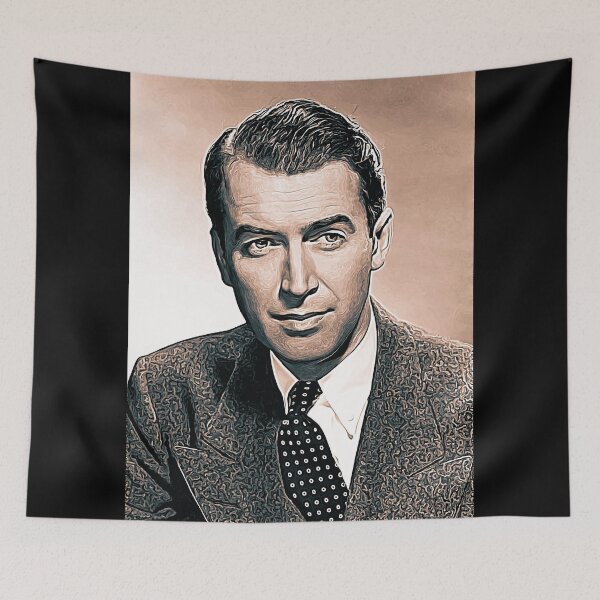 Item preview, James Stewart Art - vintage painting - D71 designed and sold by DecoVintage.