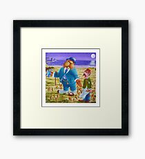 The Walrus & The Carpenter - Story Book cover (w/c on c/press illus bd) Framed Print