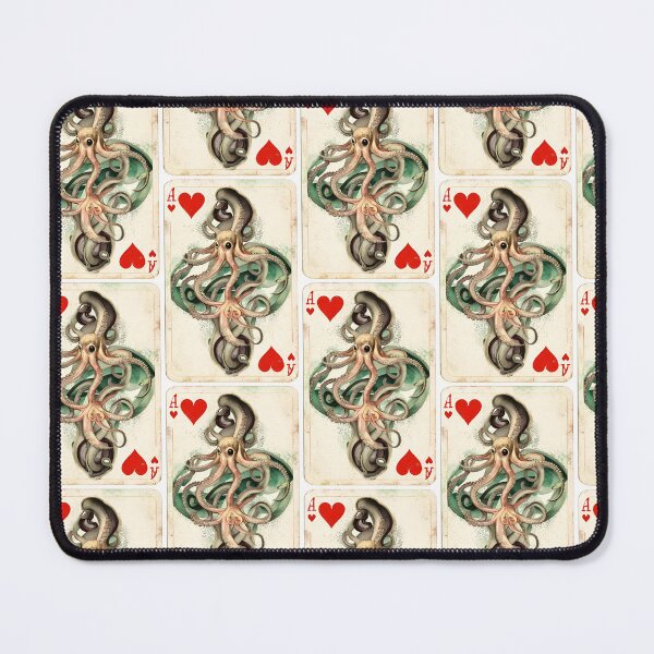 Item preview, Vintage Playing Card Octopus Squid Design Artwork designed and sold by StickerBird.