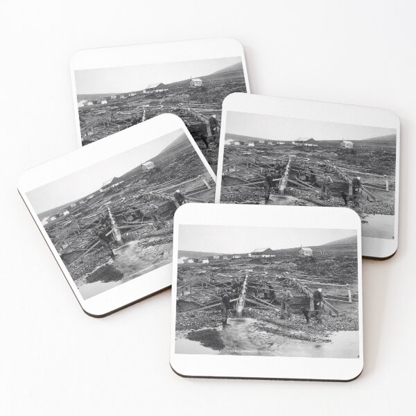 Item preview, Sluicing for Gold on the Beach in Nome, Alaska 1916 designed and sold by Daniel Hagerman.