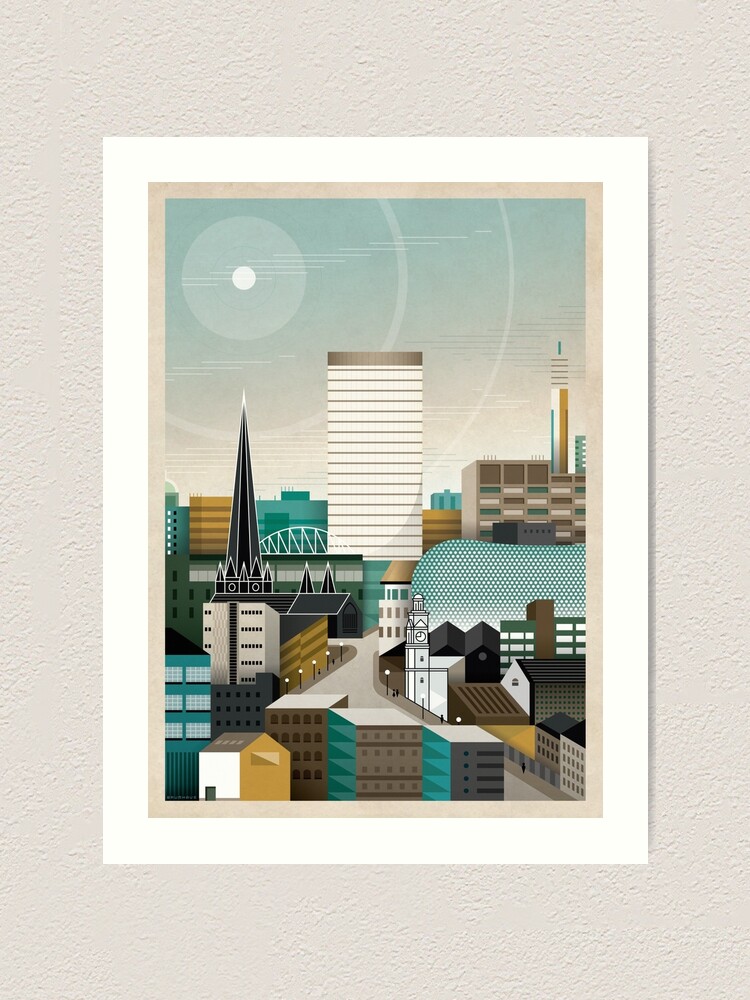 Alternate view of Digbeth In Tangent Art Print