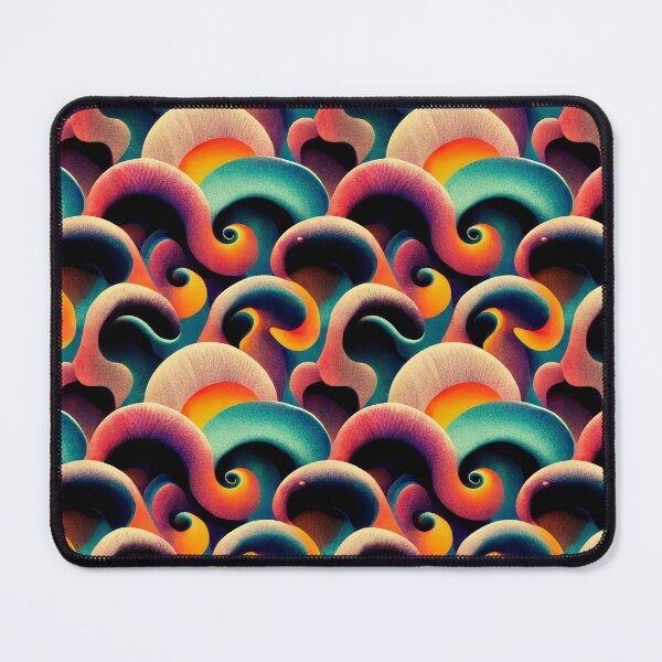 Item preview, Fascinating Psychedelic Pattern, Colorful Trippy Pattern, Psychedelia designed and sold by TreasuryOE.