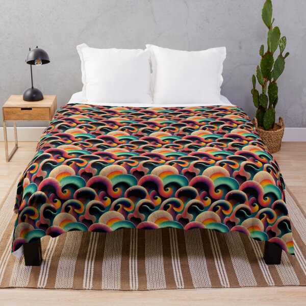 Item preview, Fascinating Psychedelic Pattern, Colorful Trippy Pattern, Psychedelia designed and sold by TreasuryOE.