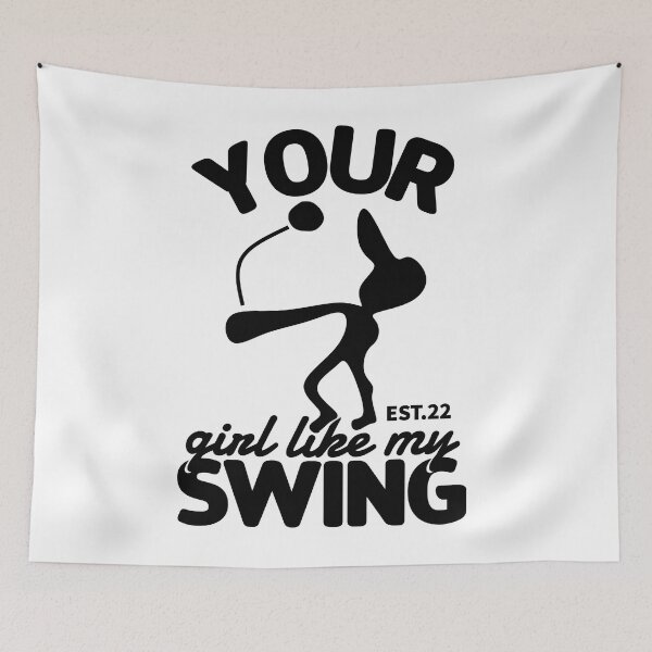 Item preview, YOUR GIRL LIKE MY SWING designed and sold by GAADesignz.