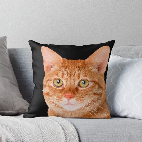 Item preview, Orange Tabby Cat Peeking Face Head designed and sold by mariejosee22.