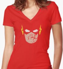 Flash Women's Fitted V-Neck T-Shirt