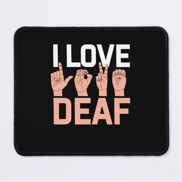 Item preview, I love deaf ASL be kind deaf not rude designed and sold by ArtByMigdad.