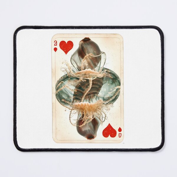 Item preview, Vintage Playing Card Jellyfish Manowar Design Artwork designed and sold by StickerBird.