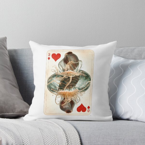 Item preview, Vintage Playing Card Jellyfish Manowar Design Artwork designed and sold by StickerBird.