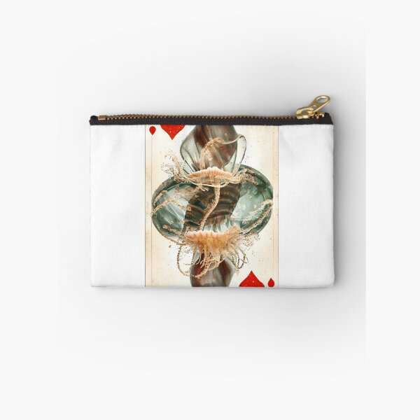 Item preview, Vintage Playing Card Jellyfish Manowar Design Artwork designed and sold by StickerBird.