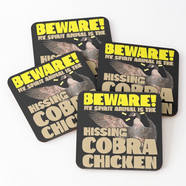 Item preview, Beware! My Spirit Animal is the Hissing Cobra Chicken designed and sold by DSeller.