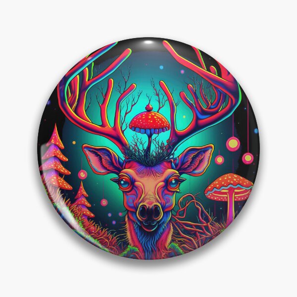 Item preview, Rudolf the Tripping Reindeer | Psychedelic Art designed and sold by Trippinink-.