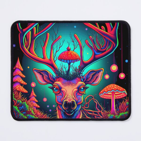 Item preview, Rudolf the Tripping Reindeer | Psychedelic Art designed and sold by Trippinink-.