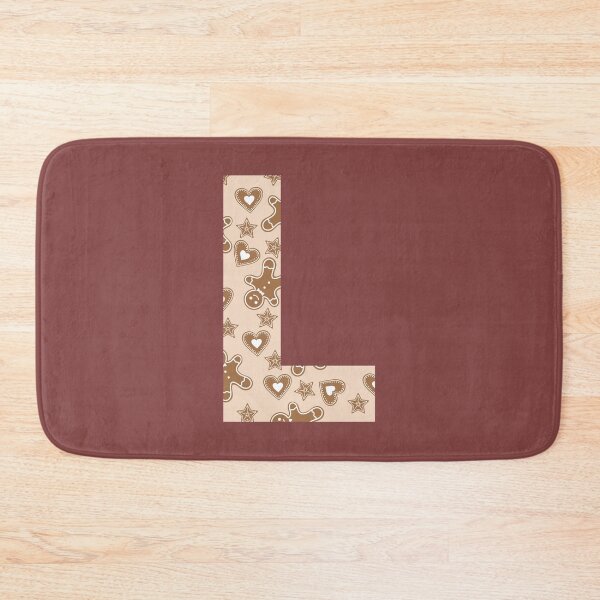 Item preview, Gingerbread Pattern Monogram Letter L designed and sold by Coffee Lifestyle.