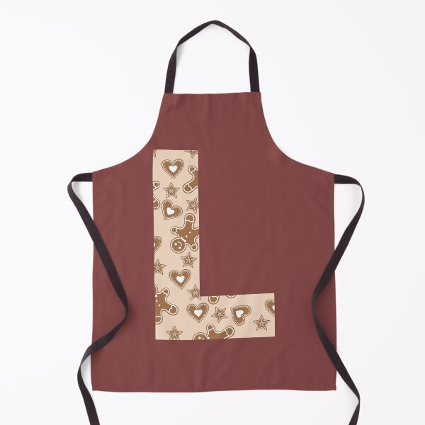 Item preview, Gingerbread Pattern Monogram Letter L designed and sold by Coffee Lifestyle.