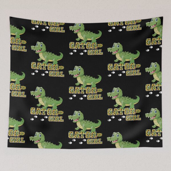 Item preview, Cute Gator Girl Florida Alligator Crocodile Reptile designed and sold by CharJens.