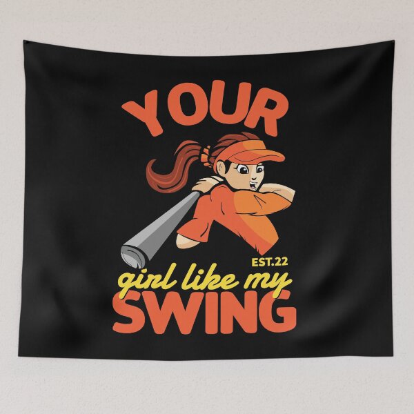 Item preview, YOUR GIRL LIKE MY SWING designed and sold by GAADesignz.