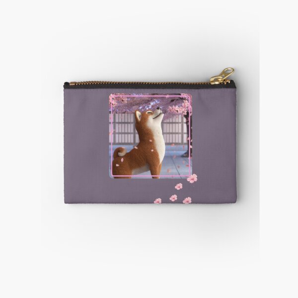 Item preview, Artful dogs - Shiba Inu Watching The Blossom Fall designed and sold by kookycomet.