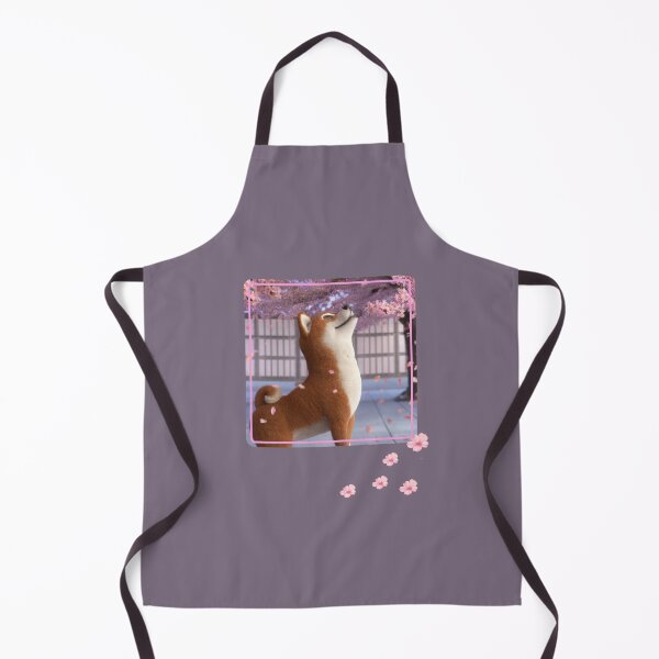 Item preview, Artful dogs - Shiba Inu Watching The Blossom Fall designed and sold by kookycomet.
