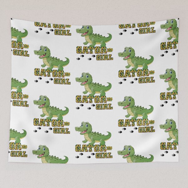 Item preview, Cute Gator Girl Florida Alligator Crocodile Reptile designed and sold by CharJens.