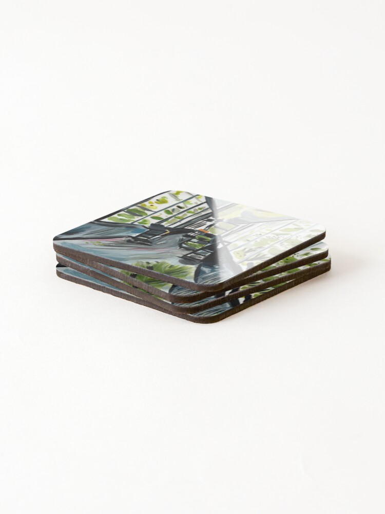 Thumbnail 4 of 5, Coasters (Set of 4), Infarming designed and sold by RiceDrawings.