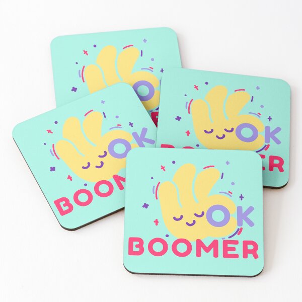 Item preview, OK Boomer Confetti Design designed and sold by WonderfullyDC.