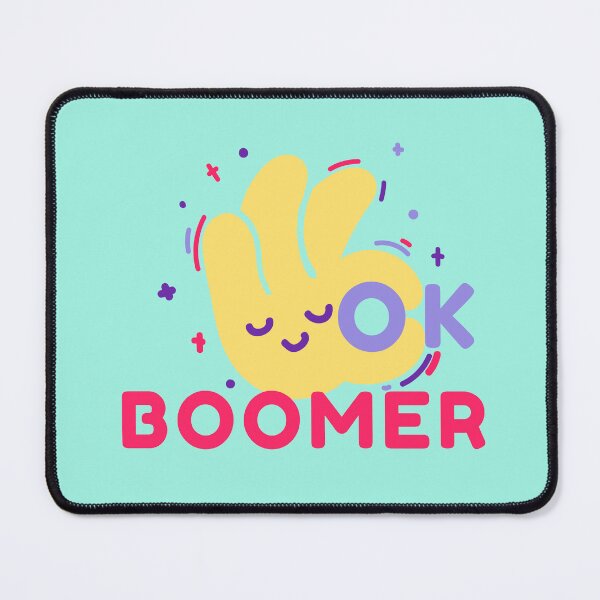 Item preview, OK Boomer Confetti Design designed and sold by WonderfullyDC.