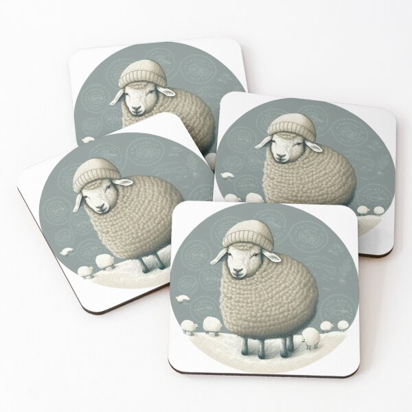 Item preview, Sheep dressed for winter designed and sold by BexStix.