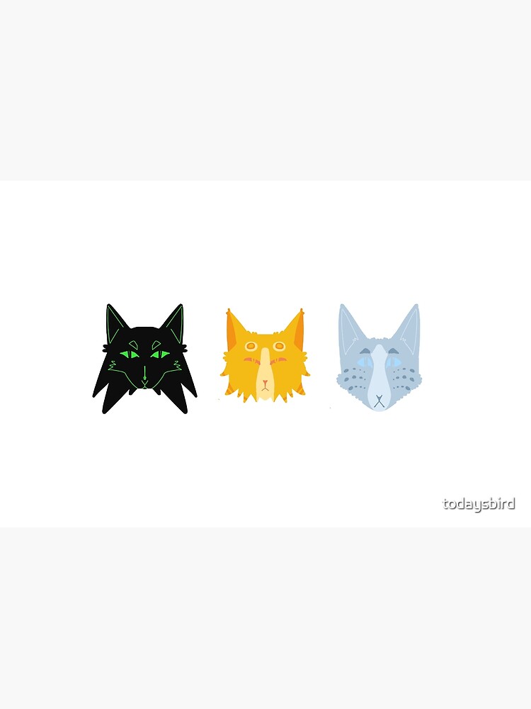 Cute Warrior Cats Sticker set