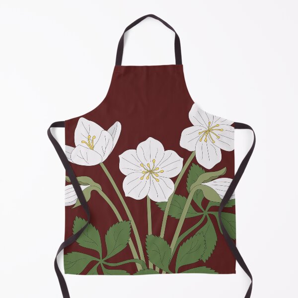 Item preview, White Christmas rose illustration designed and sold by EngineerGoC.
