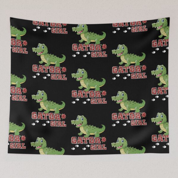 Item preview, Cute Gator Girl Florida Alligator Crocodile Reptile designed and sold by CharJens.