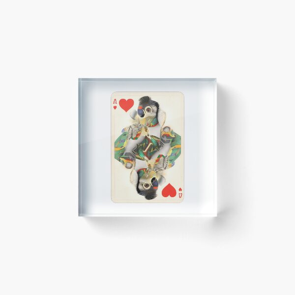 Item preview, Vintage Playing Card Parrot Design Artwork designed and sold by StickerBird.