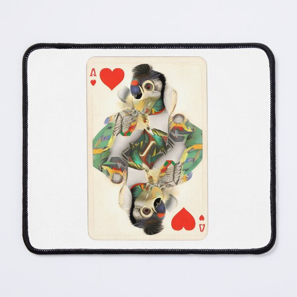 Item preview, Vintage Playing Card Parrot Design Artwork designed and sold by StickerBird.