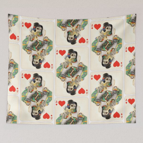 Item preview, Vintage Playing Card Parrot Design Artwork designed and sold by StickerBird.